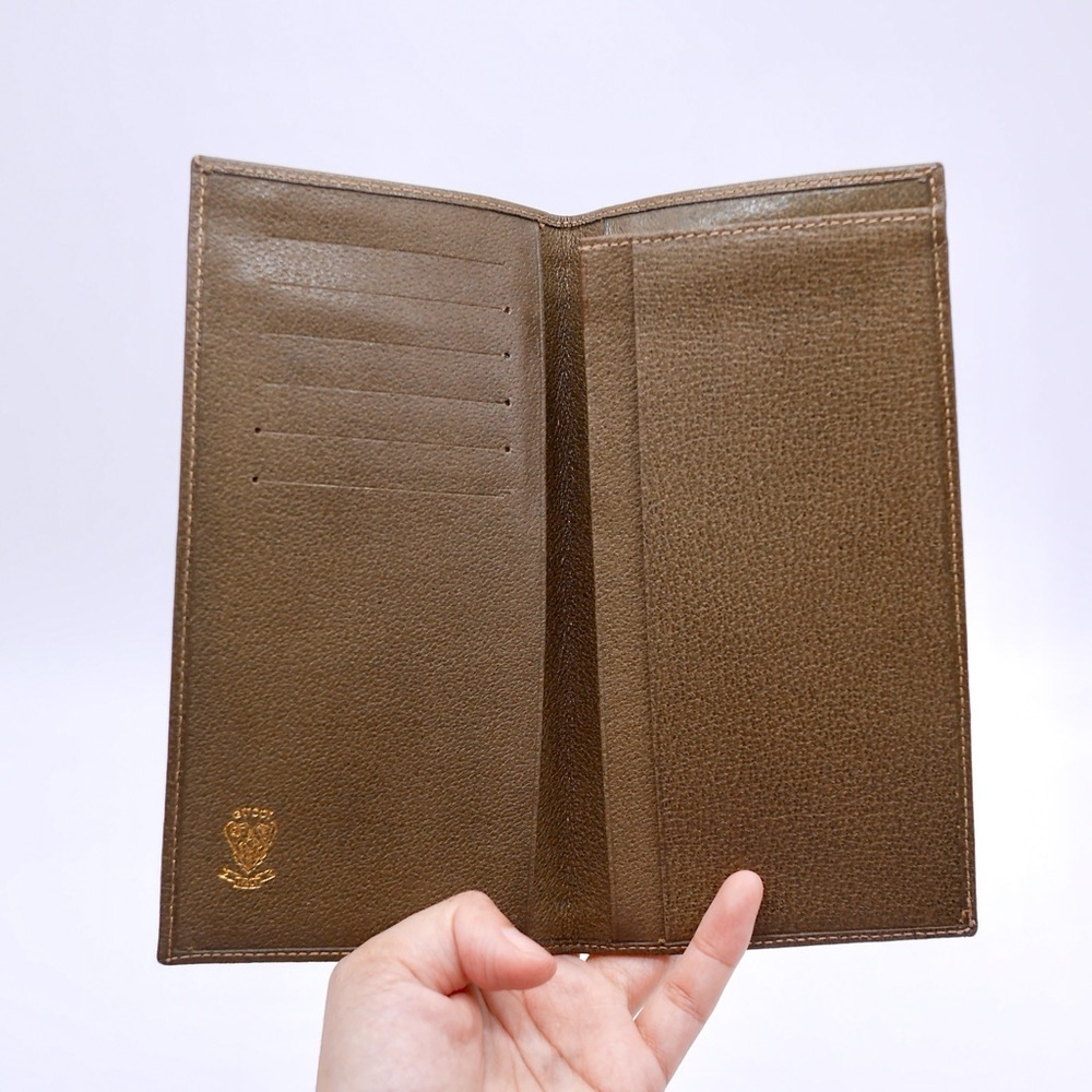 🍓GUCCI PVC Wallet Brown - Picture 4 of 10